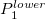 upper P 1 Superscript l o w e r