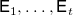 sans serif upper E 1 comma ellipsis comma sans serif upper E Subscript t Baseline