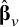 ModifyingAbove bold italic beta With caret Subscript v