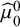 ModifyingAbove mu With caret Subscript 0 Superscript 0