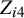 upper Z Subscript i Baseline 4