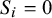 upper S Subscript i Baseline equals 0