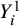 upper Y Subscript i Superscript 1