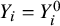upper Y Subscript i Baseline equals upper Y Subscript i Superscript 0