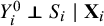 upper Y Subscript i Superscript 0 Baseline up tack up tack upper S Subscript i Baseline vertical bar bold upper X Subscript i Baseline