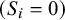 left parenthesis upper S Subscript i Baseline equals 0 right parenthesis