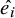 ModifyingAbove e Subscript i Baseline With caret