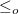 less than or equals Subscript o Baseline