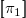 left bracket left bracket pi 1 right bracket right bracket