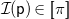 script upper I left parenthesis sans serif p right parenthesis element of left bracket left bracket pi right bracket right bracket