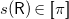 s left parenthesis sans serif upper R right parenthesis element of left bracket left bracket pi right bracket right bracket