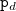 monospace p Subscript d