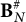 bold upper B Subscript upper N Superscript number sign