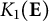 upper K 1 left parenthesis bold upper E right parenthesis