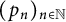 left parenthesis p Subscript n Baseline right parenthesis Subscript n element of double struck upper N