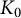 upper K 0