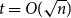 t equals upper O left parenthesis StartRoot n EndRoot right parenthesis