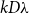 k upper D lamda