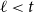 script l less than t