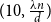 left parenthesis 10 comma StartFraction lamda n Over d EndFraction right parenthesis