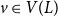 v element of upper V left parenthesis upper L right parenthesis