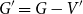 upper G prime equals upper G minus upper V prime