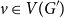 v element of upper V left parenthesis upper G Superscript prime Baseline right parenthesis