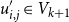 u prime Subscript i comma j Baseline element of upper V Subscript k plus 1