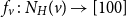 f Subscript v Baseline colon upper N Subscript upper H Baseline left parenthesis v right parenthesis right arrow left bracket 100 right bracket