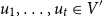u 1 comma ellipsis comma u Subscript t Baseline element of upper V prime