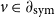 v element of partial differential Subscript normal s normal y normal m Baseline