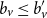 b Subscript v Baseline less than or equals b prime Subscript v
