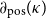 partial differential Subscript normal p normal o normal s Baseline left parenthesis kappa right parenthesis