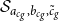 script upper S Subscript a Sub Subscript c Sub Sub Subscript g Sub Subscript Subscript comma b Sub Subscript c Sub Sub Subscript g Sub Subscript Subscript comma c overtilde Sub Subscript g Subscript