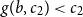 g left parenthesis b comma c 2 right parenthesis less than c 2
