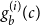 g Subscript b Superscript left parenthesis i right parenthesis Baseline left parenthesis c right parenthesis