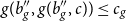 g left parenthesis b double prime Subscript g Baseline comma g left parenthesis b double prime Subscript g Baseline comma c right parenthesis right parenthesis less than or equals c Subscript g