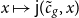 x right arrow from bar sans serif j left parenthesis c overtilde Subscript g Baseline comma x right parenthesis