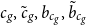c Subscript g Baseline comma c overtilde Subscript g Baseline comma b Subscript c Sub Subscript g Subscript Baseline comma b overtilde Subscript c Sub Subscript g Subscript Baseline
