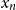 x Subscript n