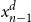 x Subscript n minus 1 Superscript d