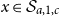 x element of script upper S Subscript a comma 1 comma c