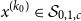 x Superscript left parenthesis k 0 right parenthesis Baseline element of script upper S Subscript 0 comma 1 comma c