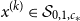 x Superscript left parenthesis k right parenthesis Baseline element of script upper S Subscript 0 comma 1 comma c Sub Subscript asterisk Subscript
