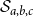 script upper S Subscript a comma b comma c