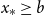 x Subscript asterisk Baseline greater than or equals b