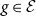 g element of script upper E