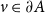 v element of partial differential upper A