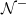 script upper N Superscript minus