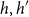 h comma h prime